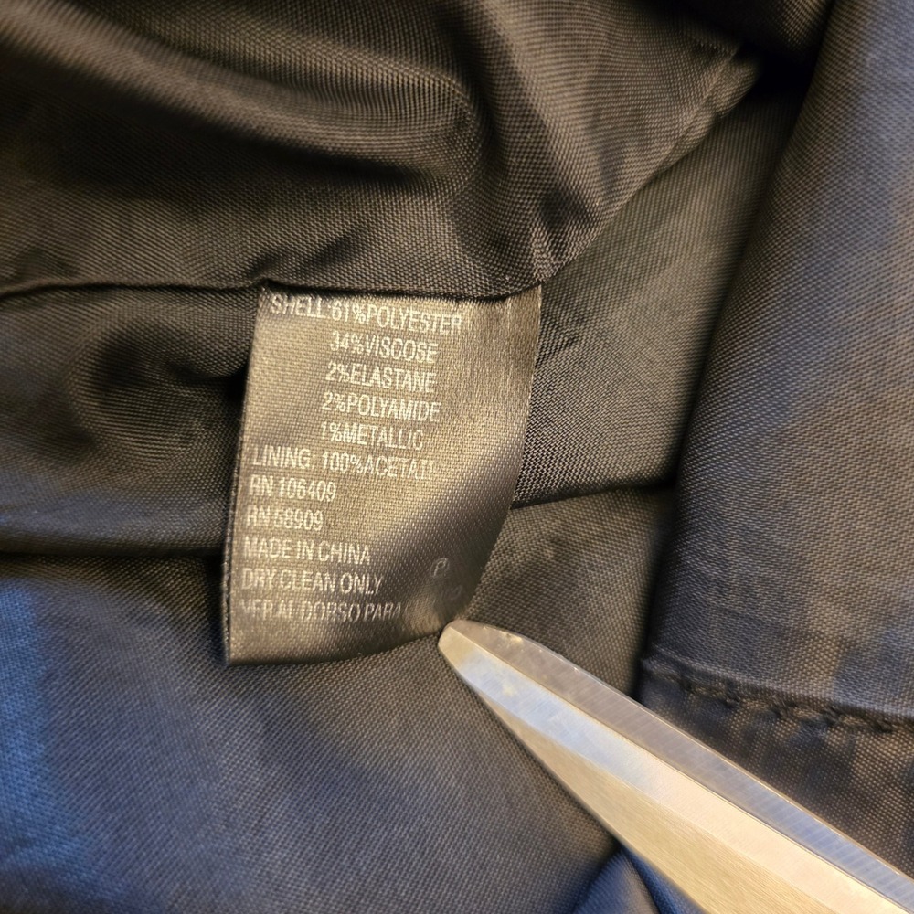 Antonio Melani 4 Womens Grey Cowl Neck Short Sleeve‎ Work Dress Button Cuffs - Picture 11 of 15